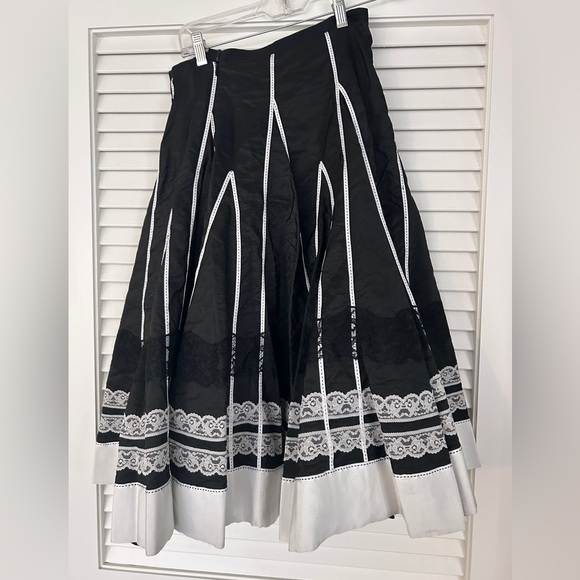 Charles Chang-Lima Vintage Box Pleat Midi Skirt - Picture 4 of 7